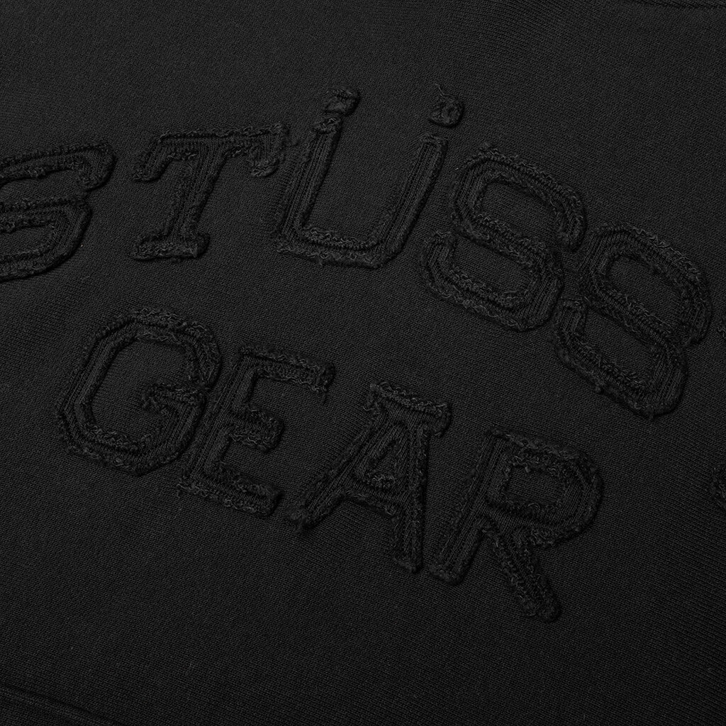 Gear Applique Hoodie - Black - Image 3