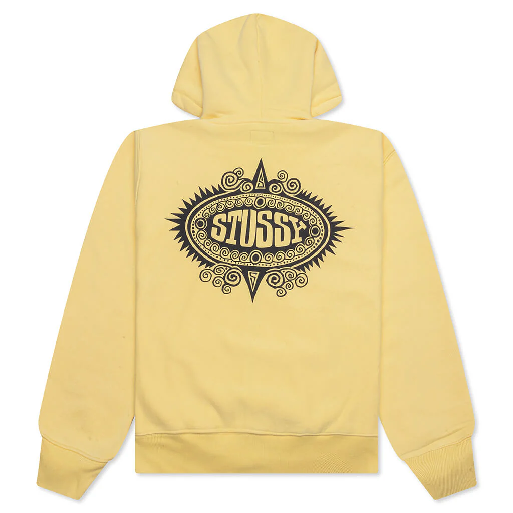 Mantra Zip Hoodie - Yellow - Image 2