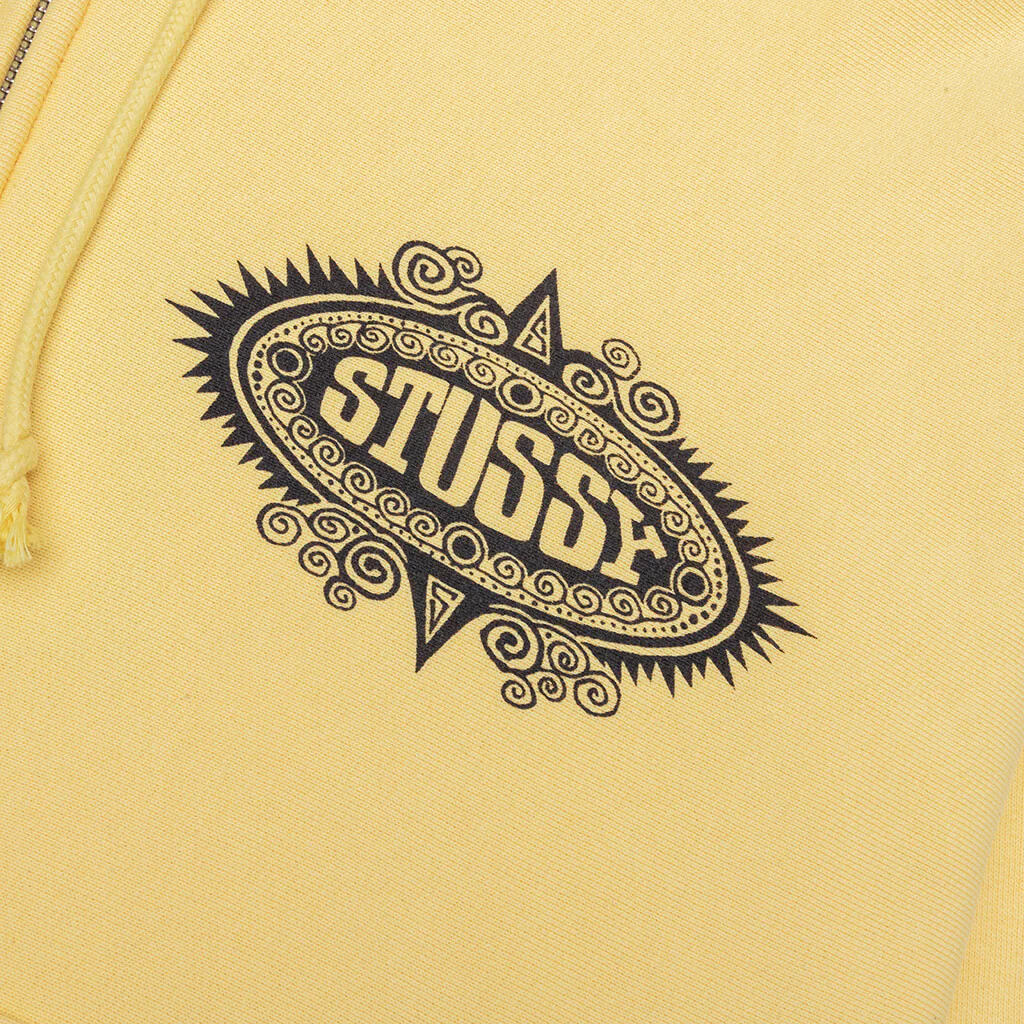 Mantra Zip Hoodie - Yellow - Image 3