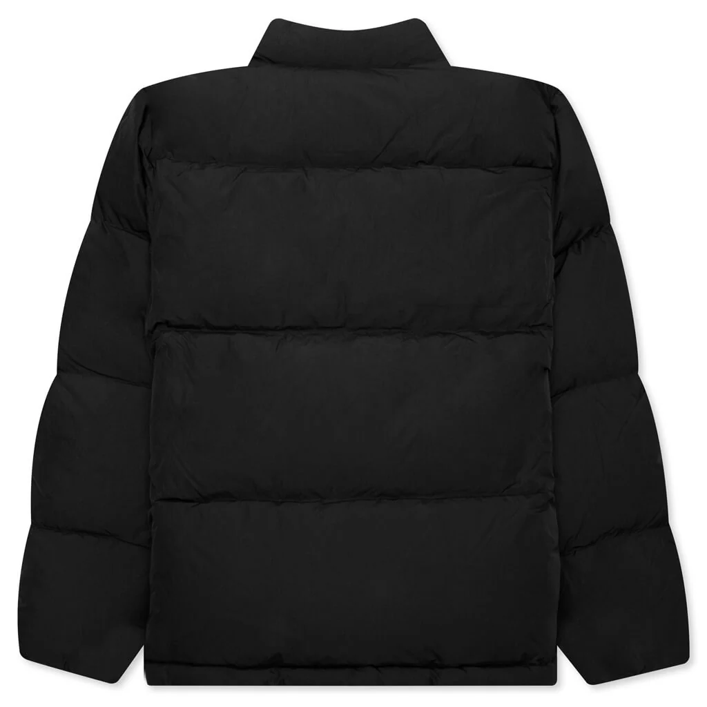 Nylon Down Puffer - Black - Image 2