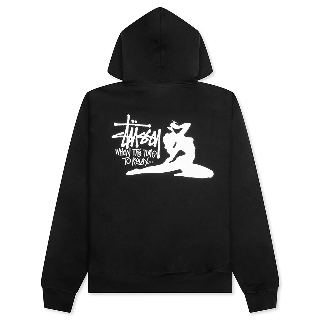 Relax Hoodie- Black - Image 2