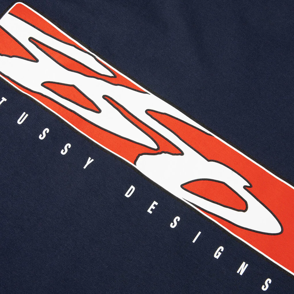 S Box Tee - Navy - Image 4