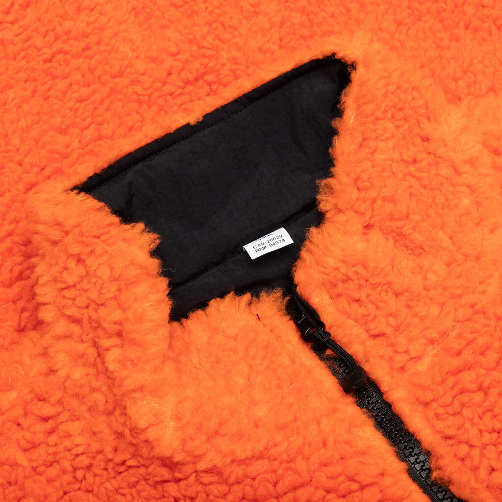 Sherpa Reversible Vest - Tangerine - Image 3