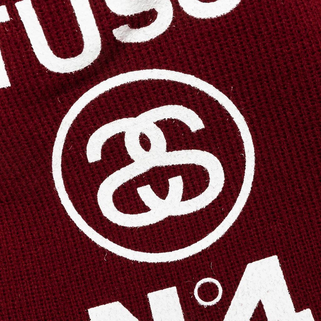 Skullcap Number 4 - Maroon - Image 2