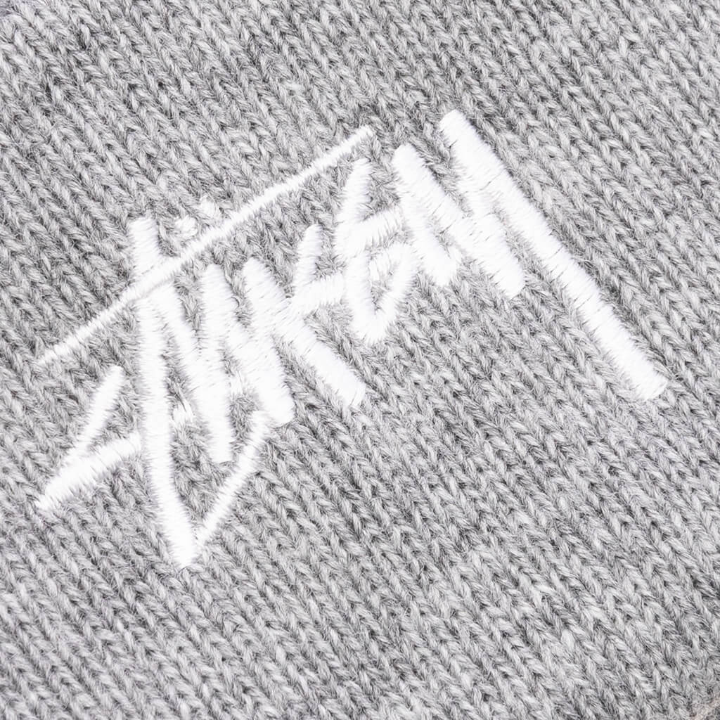 Stock Cuff Beanie - Grey Heather - Image 2