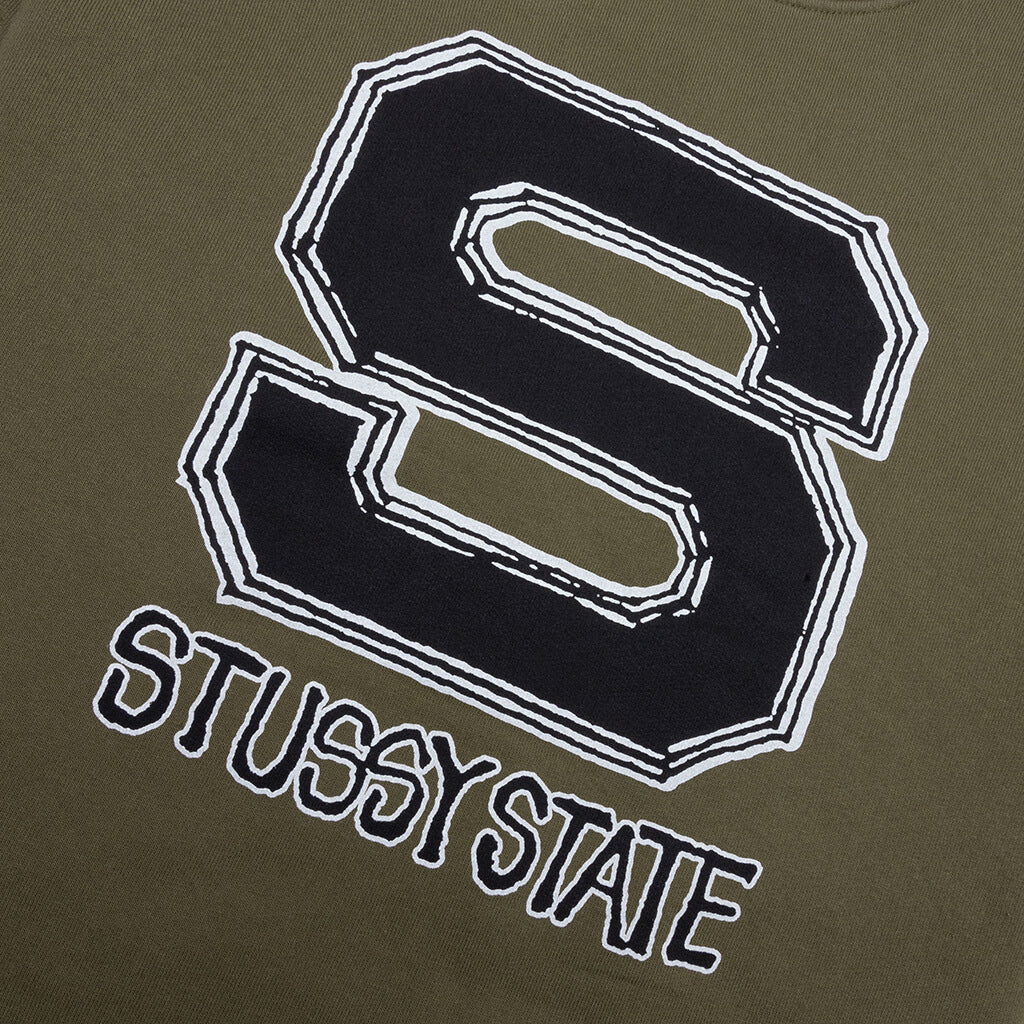 Stüssy State Crew - Olive - Image 3