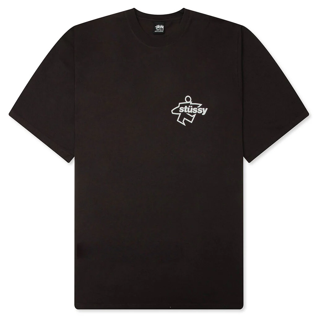 Surf Size Pigment Dyed Tee - Faded Black