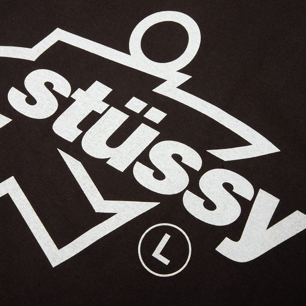 Surf Size Pigment Dyed Tee - Faded Black - Image 4