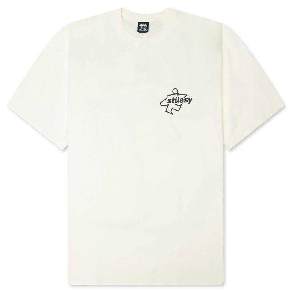 Surf Size Pigment Dyed Tee - Natural