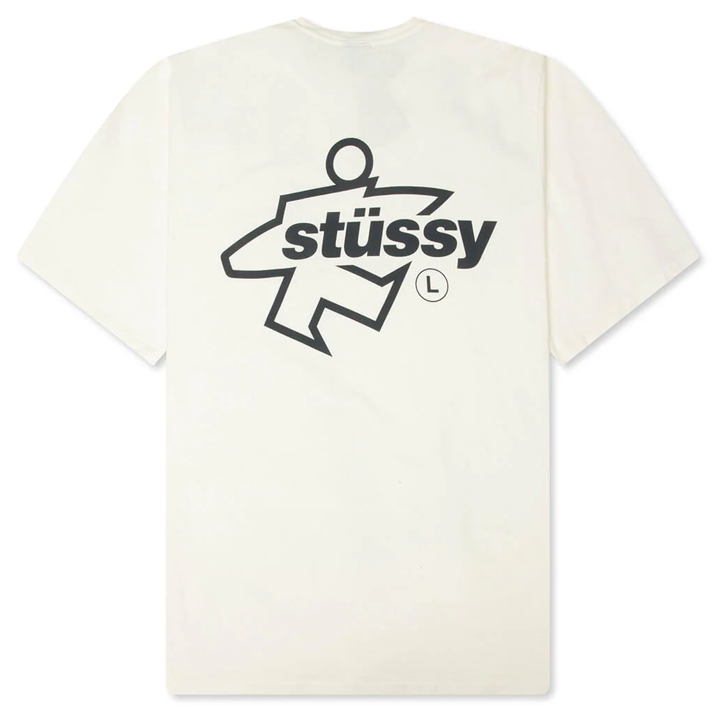 Surf Size Pigment Dyed Tee - Natural - Image 2