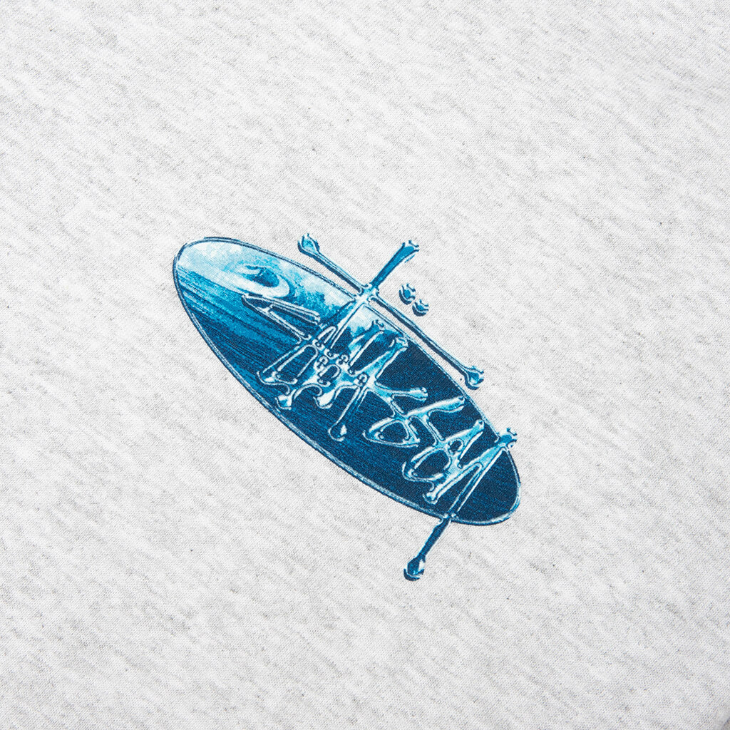 Wave Oval Tee - Ash Heather - Image 3