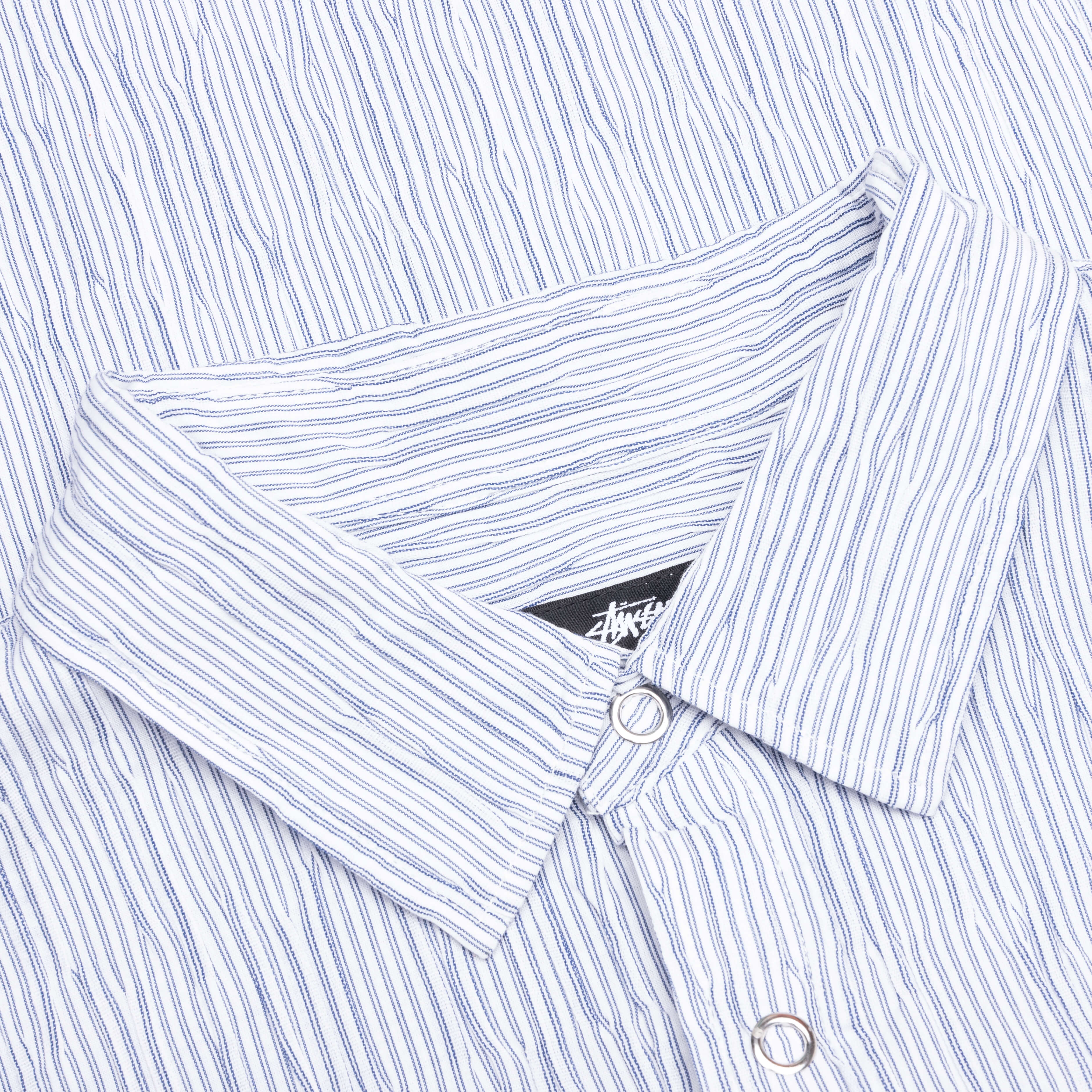 Wavy Striped Shirt - Blue - Image 3