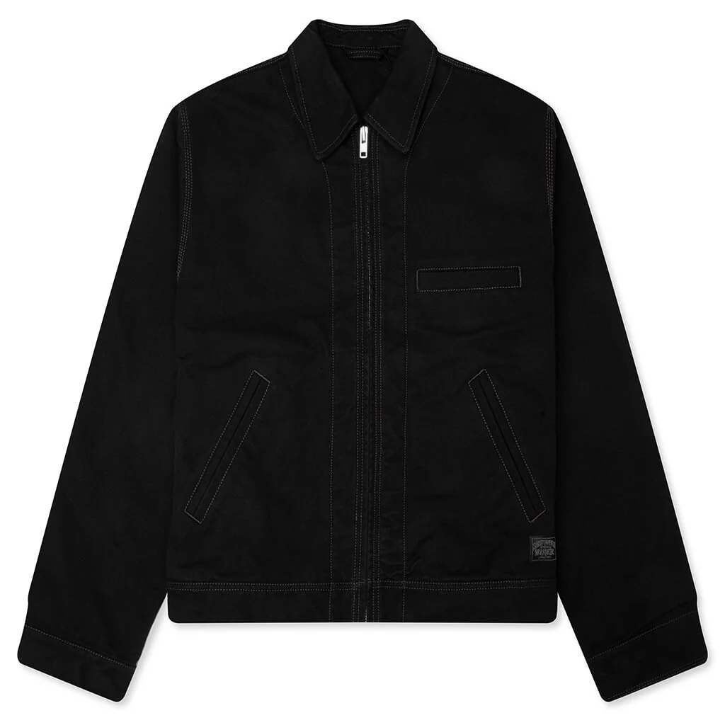 Work Jacket Collared - Black