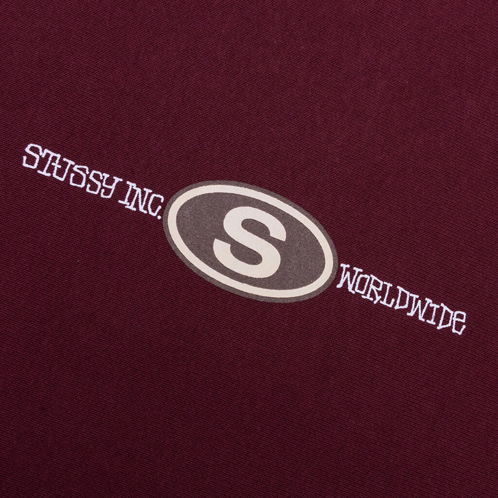 Worldwide Dot Hoodie - Wine - Image 3