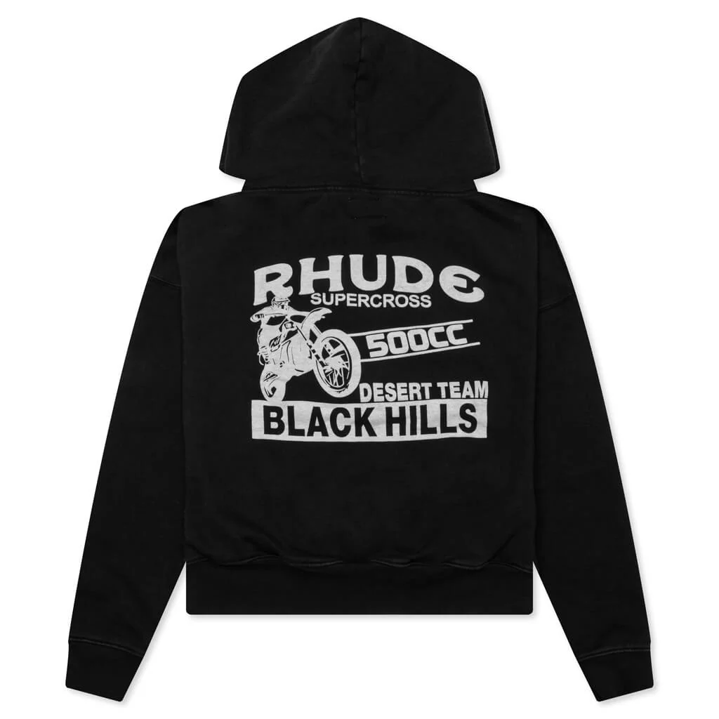 Supercross Hoodie - Vintage Black - Image 2