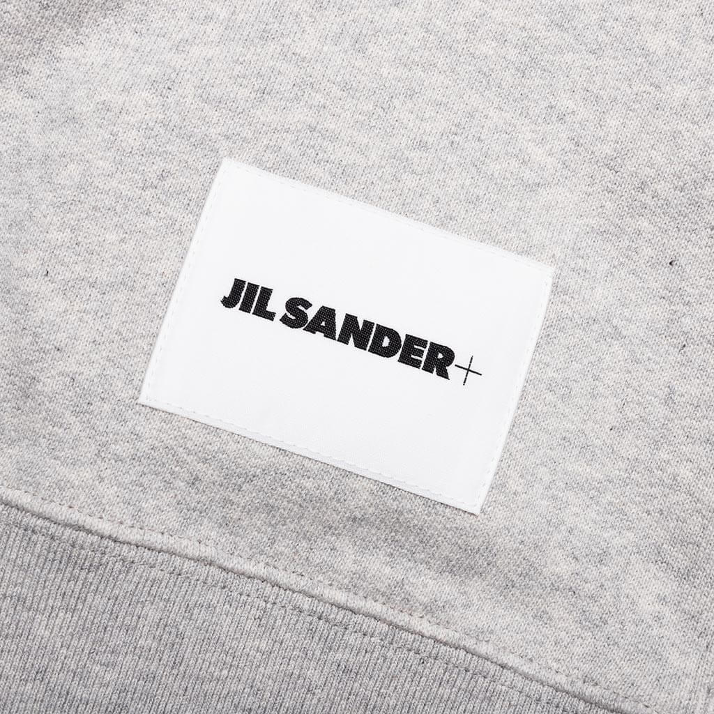 Crew Neck T-Shirt - Powder Grey - Image 4
