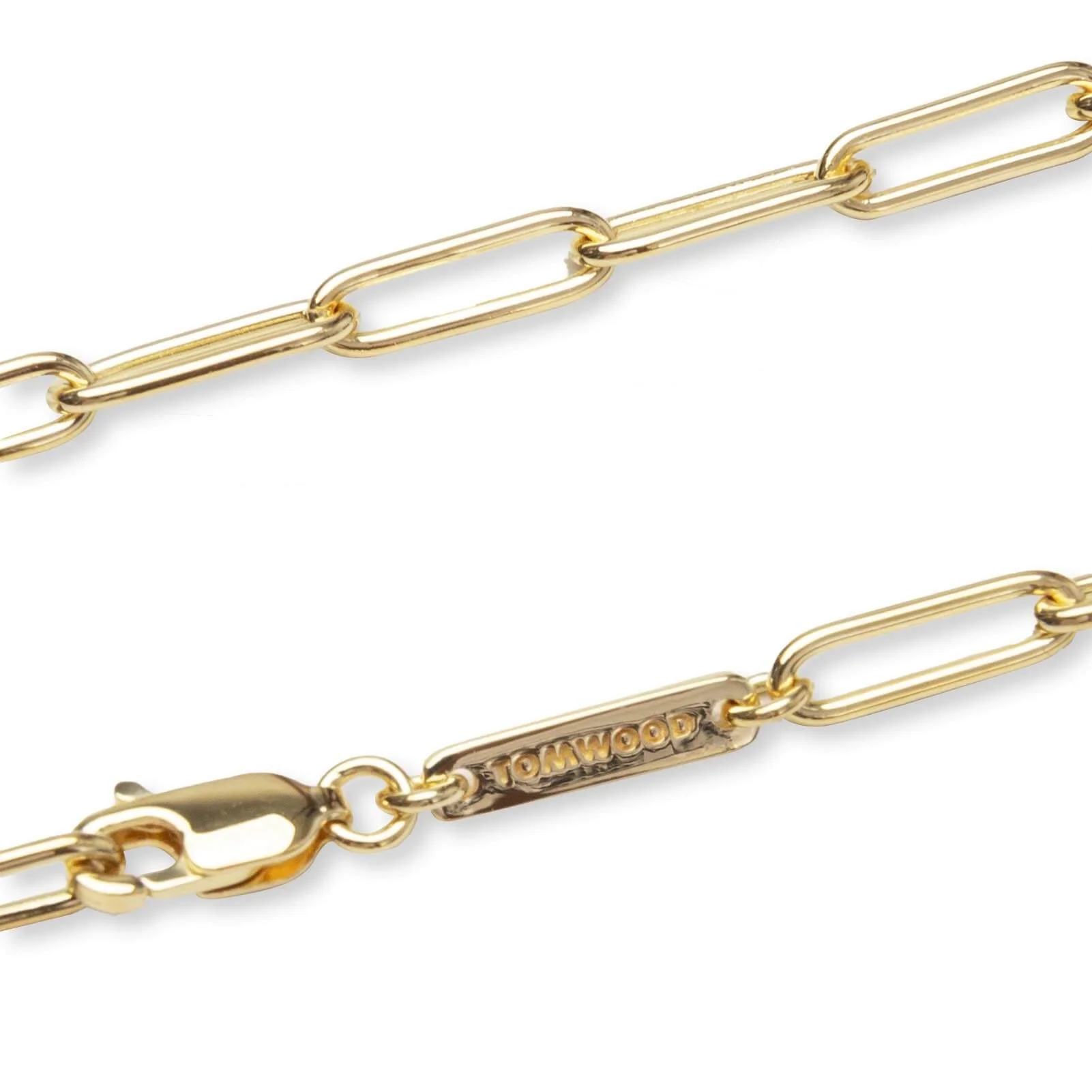 Box Chain Gold - S925 Sterling Silver with 18K Gold Plating - Image 3