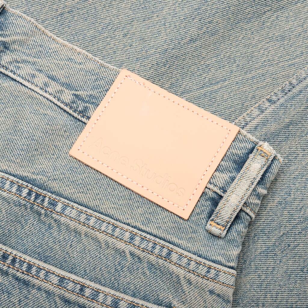 Loose Fit Jeans - Blue/Beige - Image 5