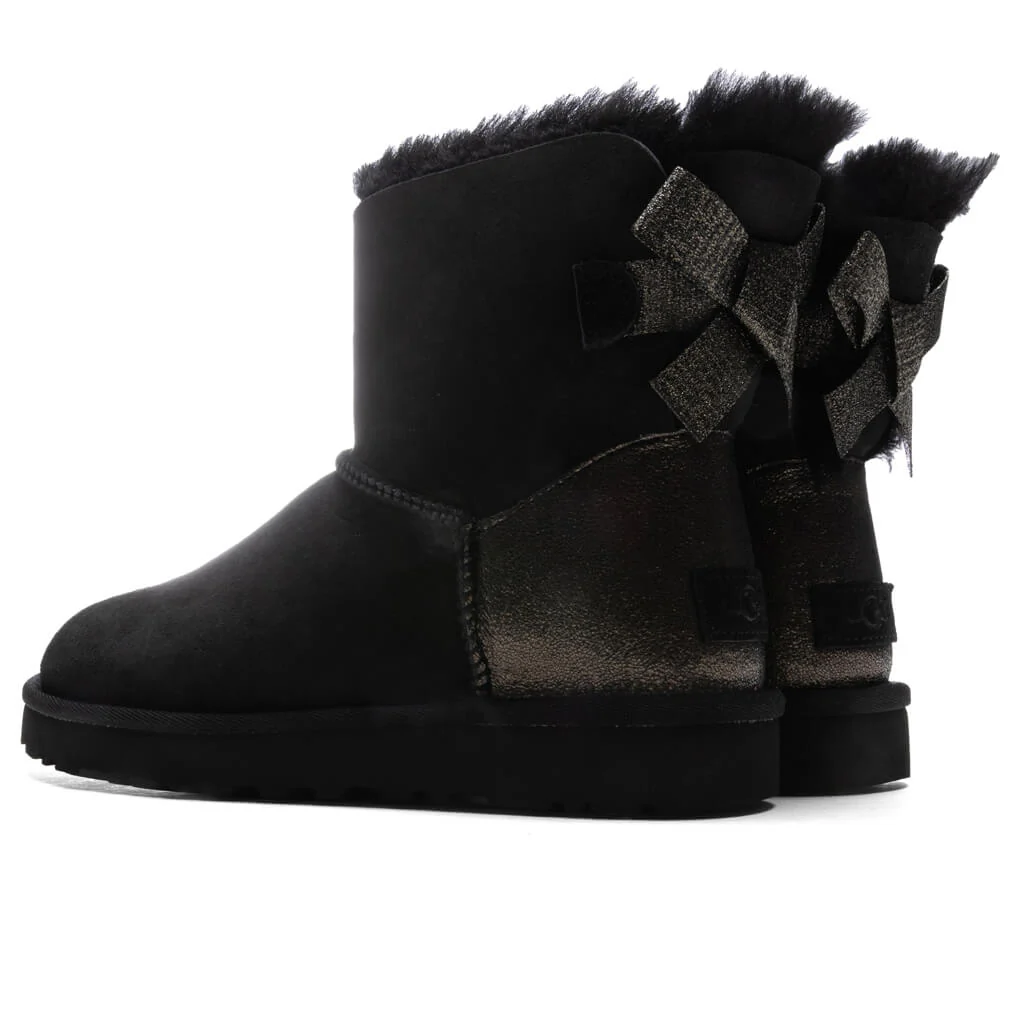 Women's Mini Bailey Bow Glitz Boot - Black - Image 3