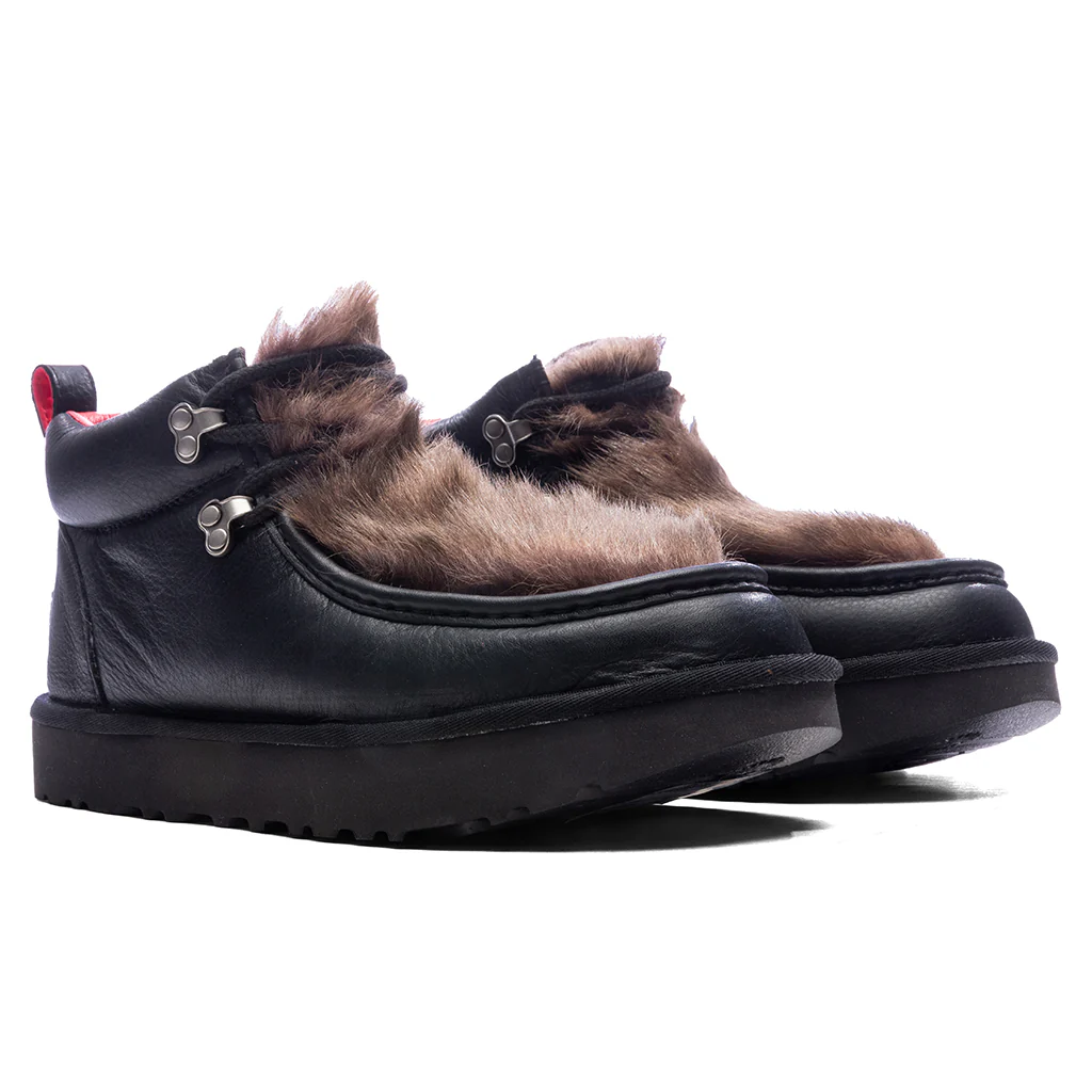 UGG x AMBUSH Fur Plug Boot - Black - Image 2