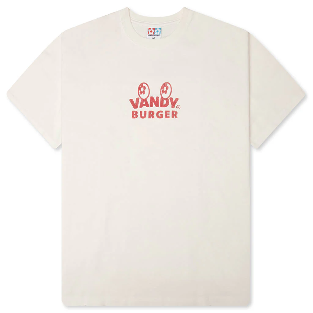 FastFood Menu Tee - Washed White