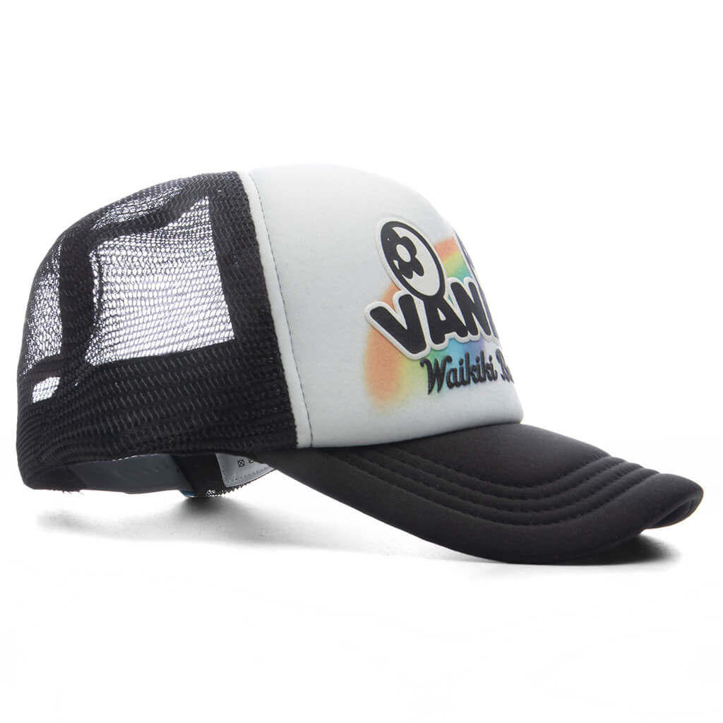 Hawaii Eye Logo Trucker Hat - Black - Image 3
