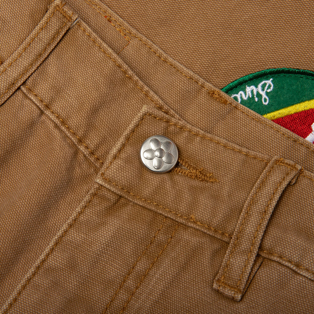 Fruit Patch Canvas Shorts - Washed Tan - Image 5