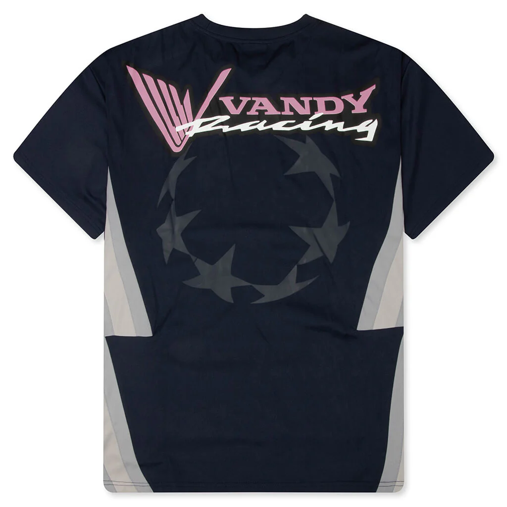 Racing Jersey Tee - Navy - Image 2