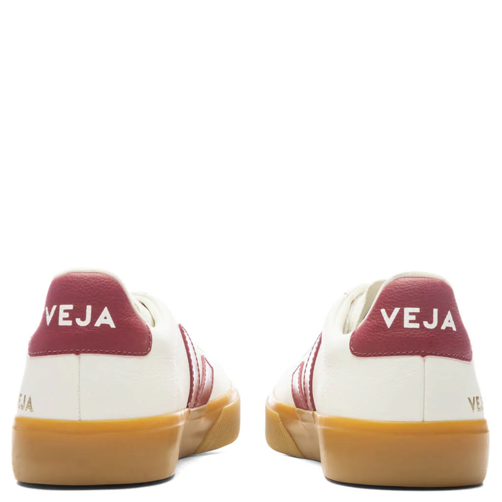 Campo Chromefree Leather - Extra White/Marsala - Image 4