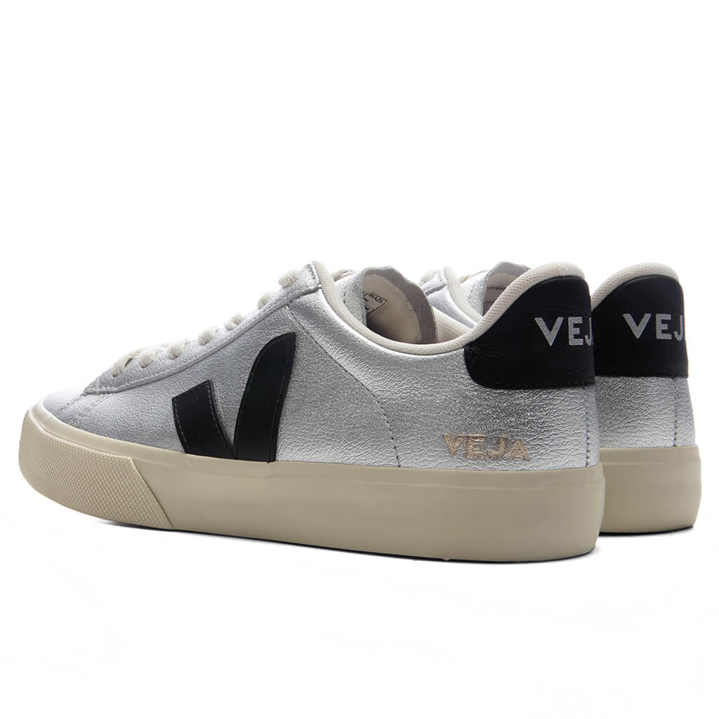 Women's Campo Leather - Silver/Black - Image 3
