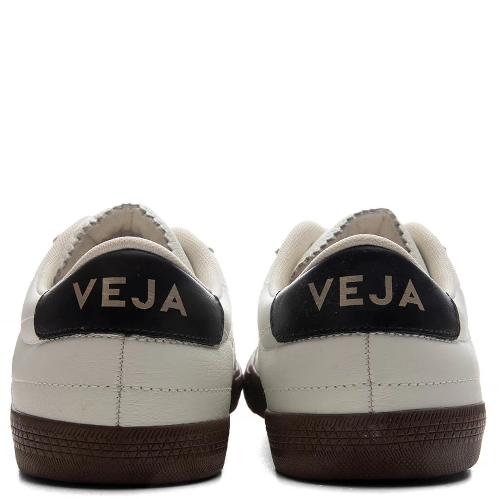 Women's Panenka Leather - White/Black/Bark - Image 4