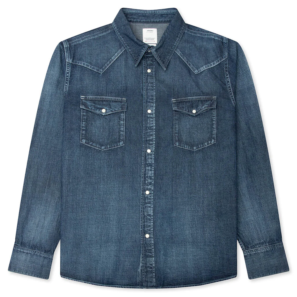 Social Sculpture DMGD Shirt - Indigo