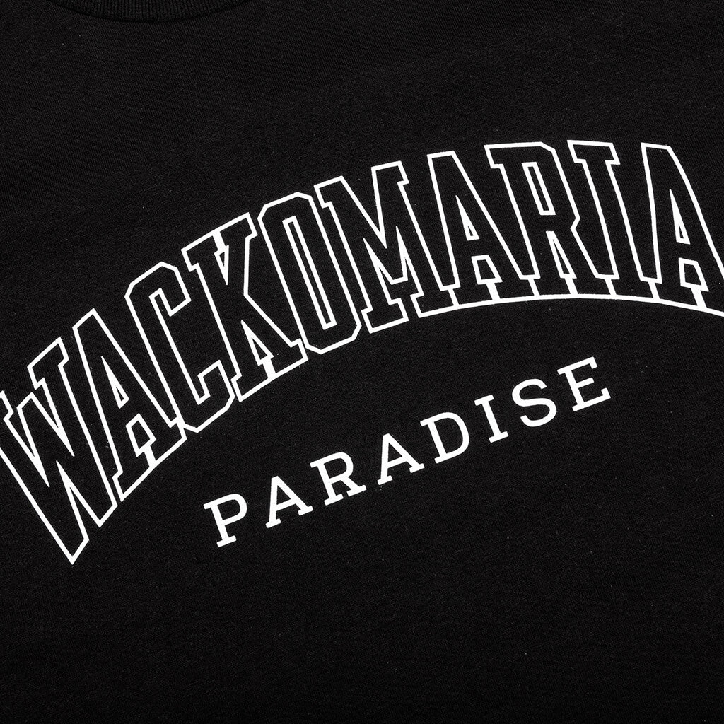 Crewneck T-Shirt Type 6 - Black - Image 3