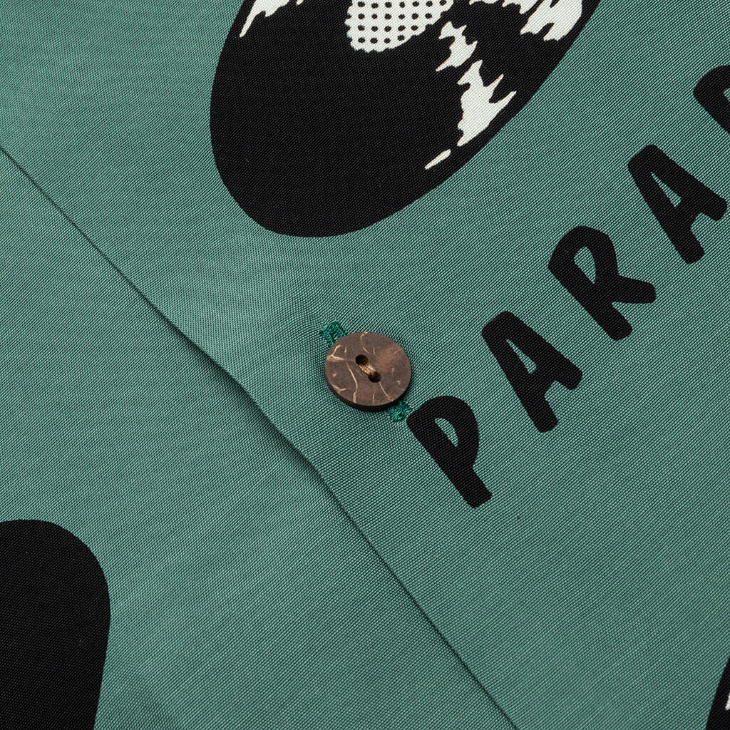 Hawaiian S/S Shirt Type-4 - Green - Image 5