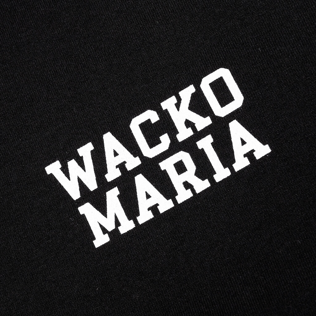 Washed Heavyweight Crewneck T-Shirt Type 5 - Black - Image 3