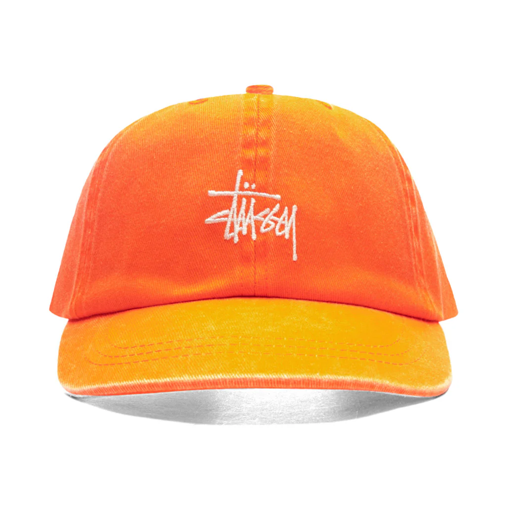 Washed Basic Low Pro Cap - Flo Orange