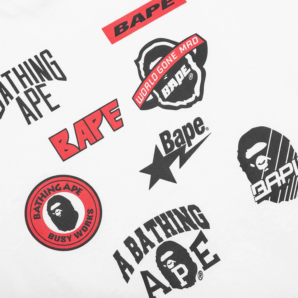 Kid's Emblem Print Tee - White - Image 3