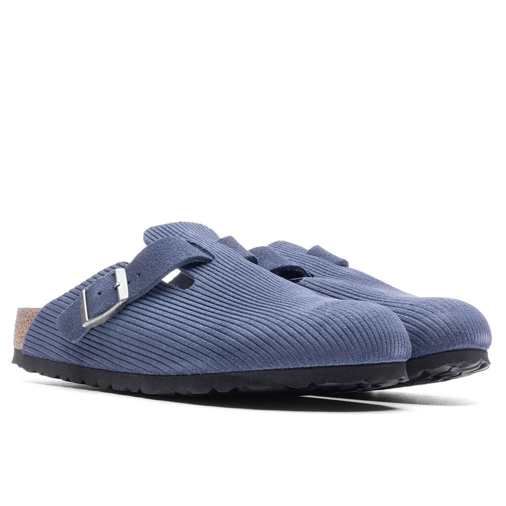 Wide Boston Suede Embossed - Indigo Blue - Image 2