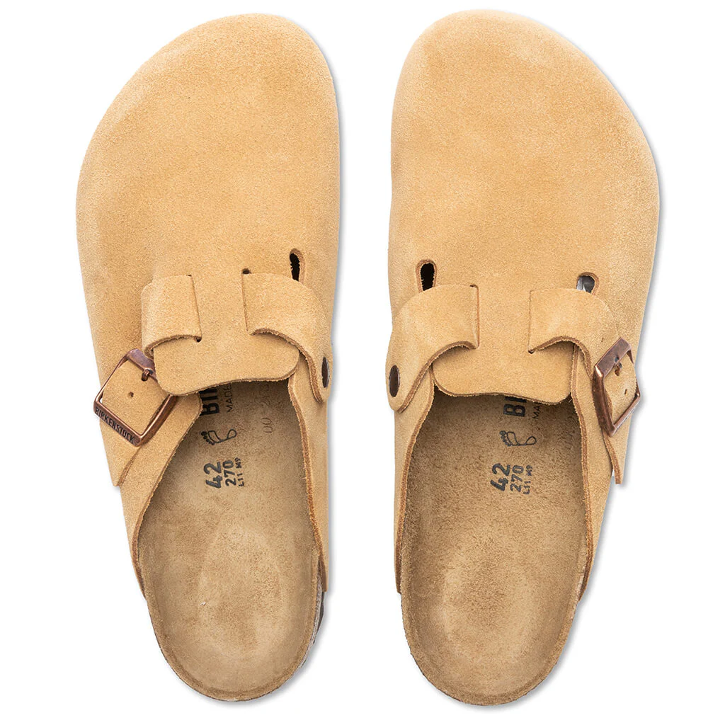 Wide Boston Suede - Latte Cream - Image 4