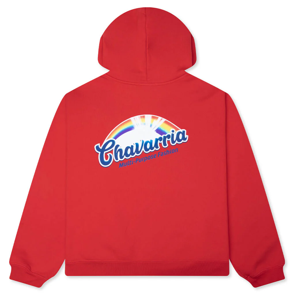 Fabuloso Shrunken Hoodie - Fiery Red - Image 2