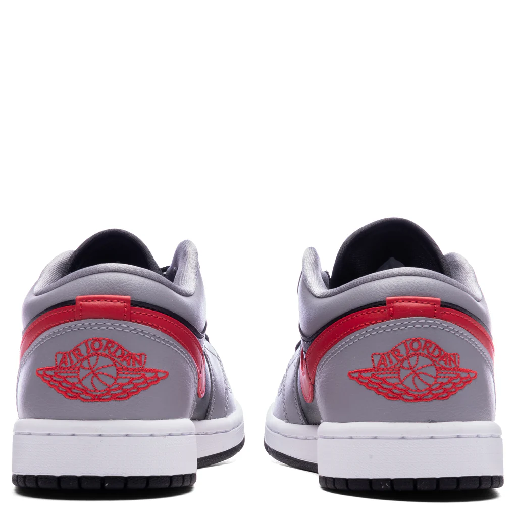 Women's Air Jordan 1 Low - Cement Grey/Fire Red/Black - Image 4