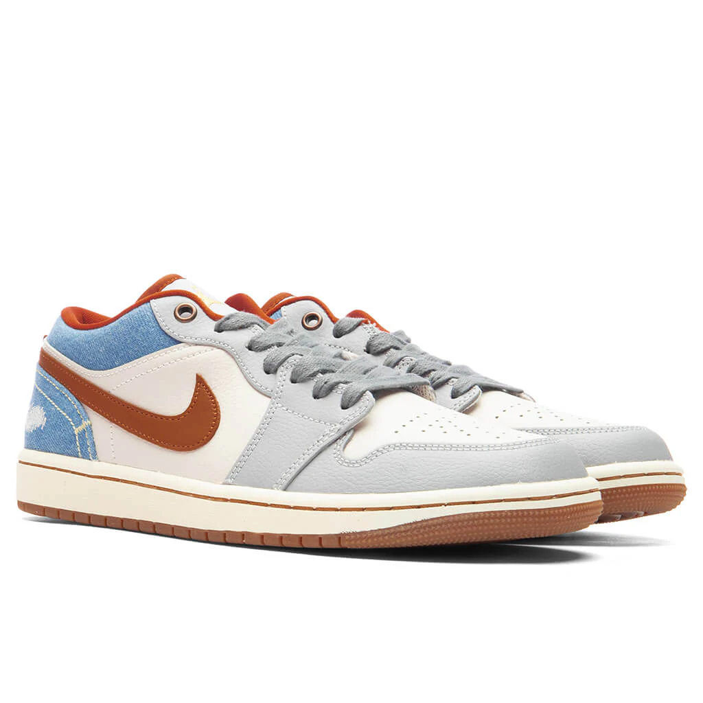 Women's Air Jordan 1 Low - Phantom/Multi Color/Coconut Milk - Image 2