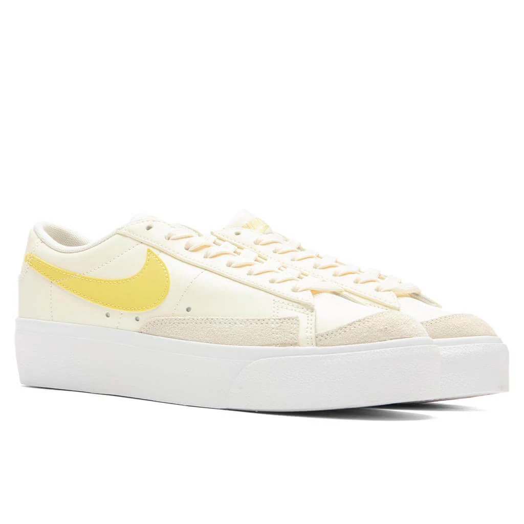 Women's Blazer Low Platform - Pale Ivory/Saturn Gold/White - Image 2