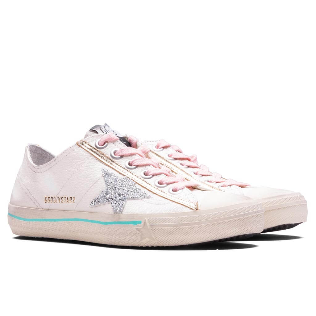 Women's V-Star - White/Silver/Beige Brown Leo - Image 2