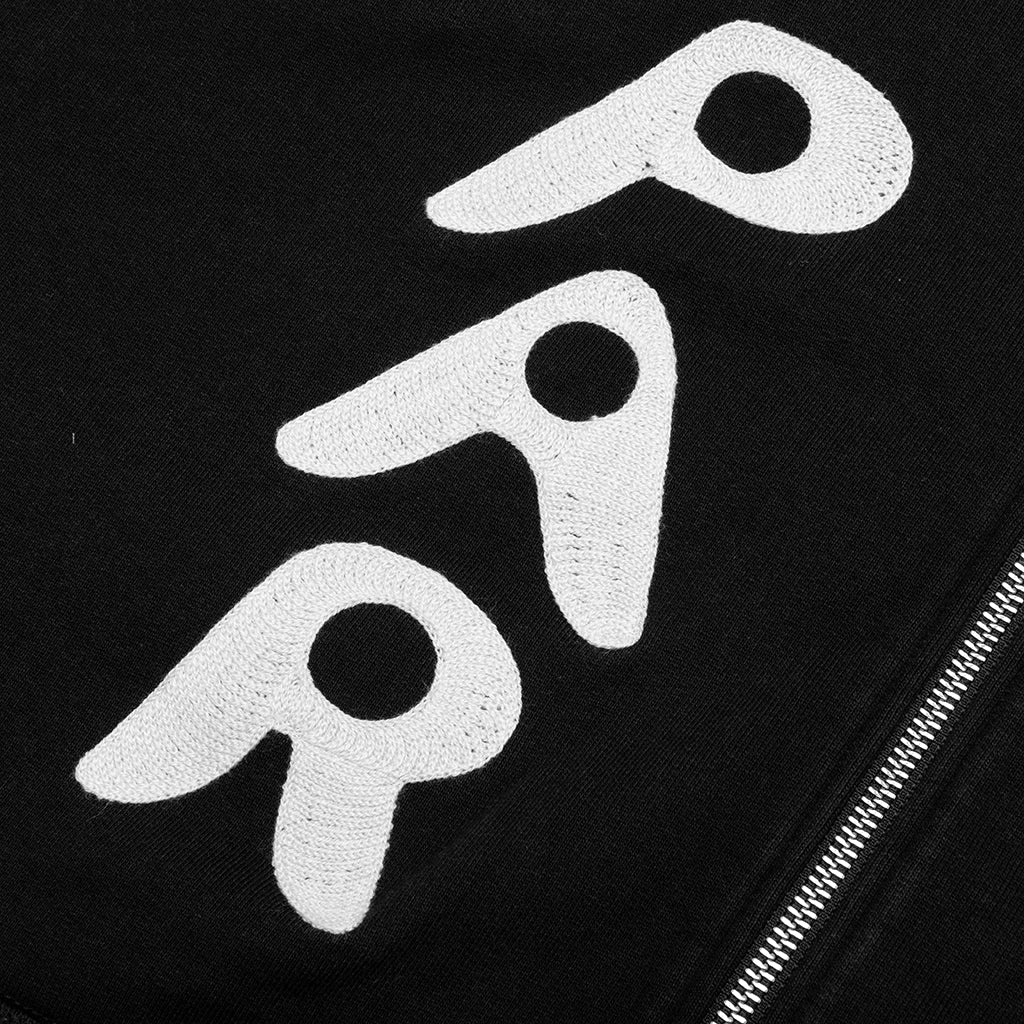 Zipped Pigeon Zip Hooded Sweatshirt - Black - Image 4
