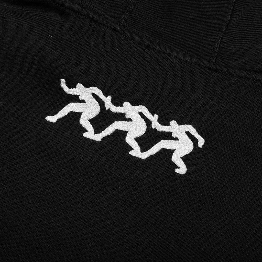 Zipped Pigeon Zip Hooded Sweatshirt - Black - Image 5